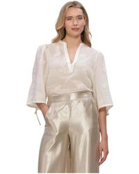 Aaiko - Overhemden ,Wit ,Polyester Kris Pes 512 Blouse - Lyst