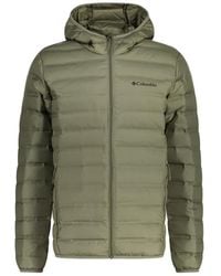 Columbia - Jassen ,Groen ,Nylon Lake 22 Ii Down Hooded Jacket - Lyst