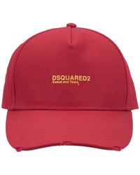 DSquared² - Verstellbare baseballkappe mit gesticktem logo dsqua2 - Lyst