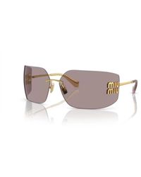 Miu Miu - Elegante Zonnebril Voor Stijlvolle Uitstraling - Lyst