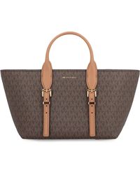 Michael Kors - Handtasche mit schultergurt und logo-beschichtung,handtasche mit logo-beschichtung und schulterriemen - Lyst