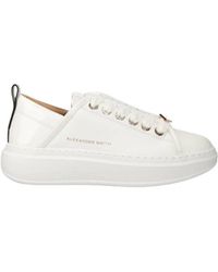 Alexander Smith - Schoenen ,Wit ,Leer Witte Leren Sneakers Webley - Lyst