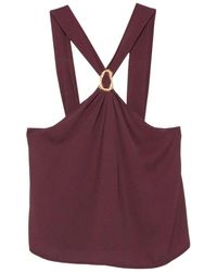 forte_forte - Tops ,Rood ,Sleeveless Tops - Lyst