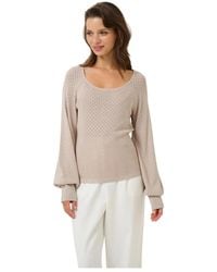 Kaffe - Round-Neck Knitwear - Lyst