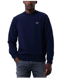 Lacoste - Sweatshirt dunkelblau, sweatshirt schwarzer pullover - Lyst