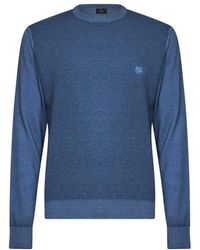 Etro - Round-Neck Knitwear - Lyst