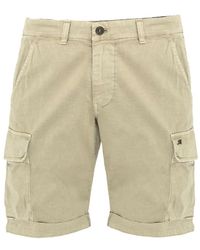 Mason's - Stretch Katoenen Cargo Shorts - Lyst