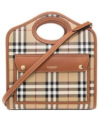 Burberry - Mini Zak Tas - Lyst