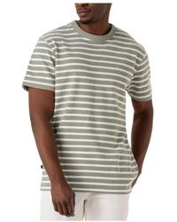 Butcher of Blue - Grünes Loose Stripe Tee Für Männer - Lyst