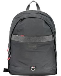 Tommy Hilfiger - Schwarzer polyester-laptop-rucksack mit verstellbaren riemen - Lyst