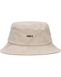 Obey - Mutiger Cord Bucket Hat Ungebleicht - Lyst