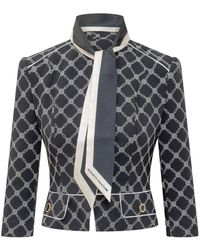 Elisabetta Franchi - Single-Breasted Jas - Lyst