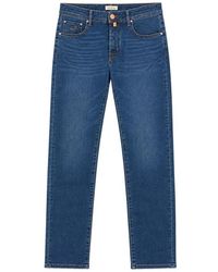 Jacob Cohen - Jeans ,Blauw ,Katoen Slim-Fit Jeans - Lyst