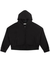 Entire studios - Hoodies & Sweatvesten ,Zwart ,Katoen Eternal Zip Hoodie - Lyst