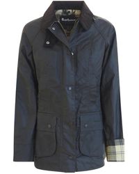Barbour - Jassen ,Groen ,Katoen Gewaxte Jas Beadnell - Lyst
