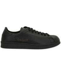 Y-3 - Schoenen ,Zwart ,Leer Superstar Sneakers - Lyst