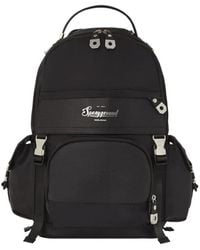 Sprayground - Tiger Schwarzer Rucksack Mit Metall-Logo - Lyst