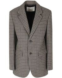DUNST - Klassieke Wollen Blazer Met 2 Knopen - Lyst
