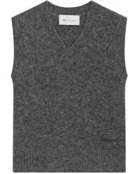 Ami Paris - V-Neck Knitwear - Lyst