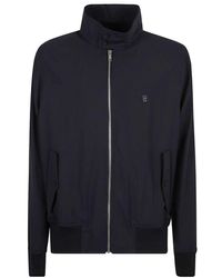 Givenchy - Harrington kragen jacke mit 4g metallelement - Lyst