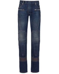 Balmain - Jeans Im Biker-Look - Lyst