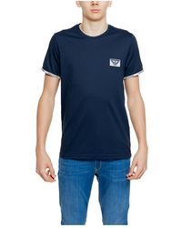 Emporio Armani - Baumwoll t-shirt frühling/sommer kollektion - Lyst
