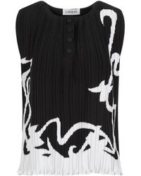 Lanvin - Sleeveless Tops - Lyst