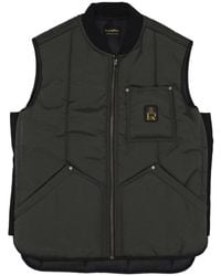 Refrigiwear - Jassen ,Groen ,Polyester Bosgroene Mouwloze Vest Met Rits - Lyst