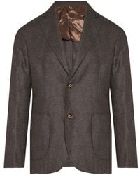 Barba Napoli - Wolljacke Mit 2 Knöpfen - Lyst