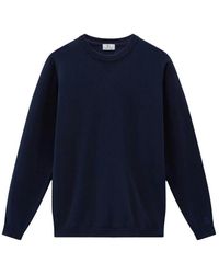 Woolrich - Knitwear > round-neck knitwear - Lyst