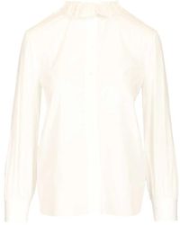Saint Laurent - Shirt Van Katoenen Popeline - Lyst