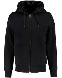 Moose Knuckles - Hoodies & Sweatvesten ,Zwart ,Katoen Classic Bunny Hoodie - Lyst