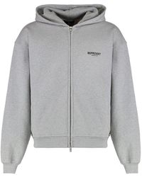 Represent - Hoodies & Sweatvesten ,Grijs ,Katoen Owners Club Zip Hoodie - Lyst