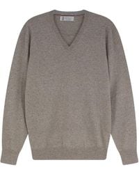 Brunello Cucinelli - V-Neck Knitwear - Lyst