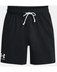 Under Armour - Rival Terry 6-Inch Shorts - Lyst