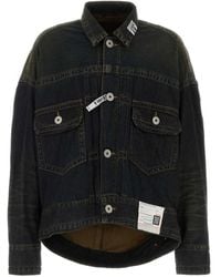 Maison Mihara Yasuhiro - Denim Jackets - Lyst