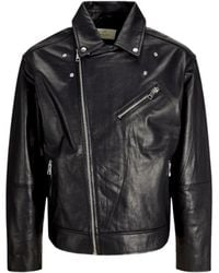 Jack & Jones - Leather Jackets - Lyst
