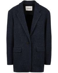 Isabel Marant - Wollblazer Revers Vordertaschen - Lyst