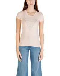 Guess - Baumwoll T-Shirt Frühling/Sommer Kollektion - Lyst