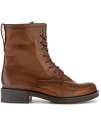 Gabor - Klassische schnürstiefel aus leder - Lyst