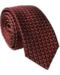 Dolce & Gabbana - Geometrische Seidenkrawatte - Lyst