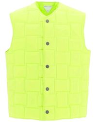 Bottega Veneta - Gilet imbottito verde per uomo - Lyst