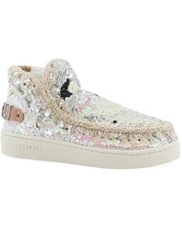 Mou - Schoenen ,Grijs ,Katoen Summer Eskimo Sneaker - Lyst
