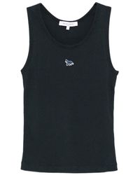 Maison Kitsuné - Sleeveless Tops - Lyst