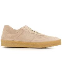 Astorflex - Beiger Wildleder-Sneaker Mit Perforierten Details - Lyst
