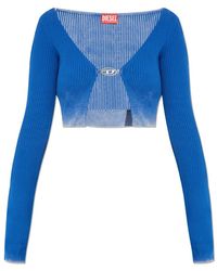 DIESEL - Tops ,Blauw ,Katoen Top M-Latina - Lyst