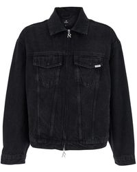 Represent - Schwarze Jeansjacke - Lyst