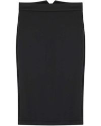 Moncler - Rokken ,Zwart ,Zwarte Kokerrok Edward Enninful - Lyst