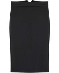 Moncler - Rokken ,Zwart ,Zwarte Kokerrok Edward Enninful - Lyst