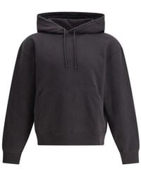 Saint Laurent - Logoed Hoodie - Lyst